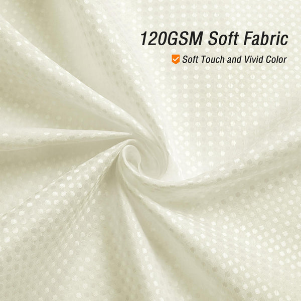 Loft97 BL7XX Waffle Weave Shower Curtain for Bathroom, 120 GSM Weighted Polyester Bath Curtain (71" W _ 71" H)