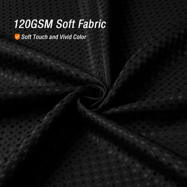 Loft97 BL7XX Waffle Weave Shower Curtain for Bathroom, 120 GSM Weighted Polyester Bath Curtain (71" W _ 71" H)