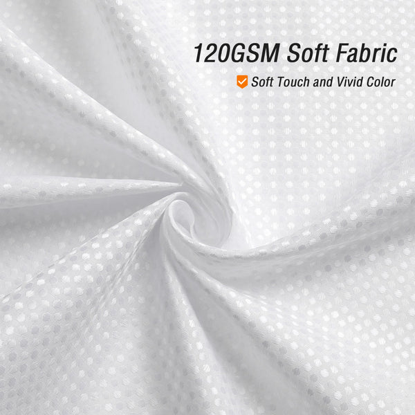 Loft97 BL7XX Waffle Weave Shower Curtain for Bathroom, 120 GSM Weighted Polyester Bath Curtain (71" W _ 71" H)