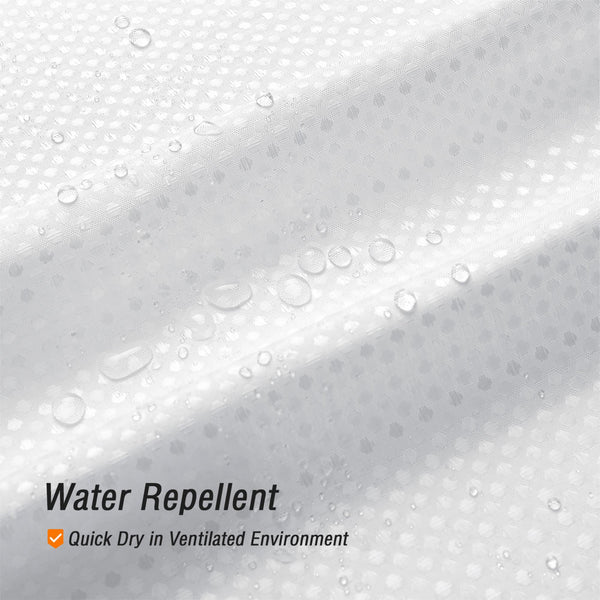 Loft97 BL7XX Waffle Weave Shower Curtain for Bathroom, 120 GSM Weighted Polyester Bath Curtain (71" W _ 71" H)