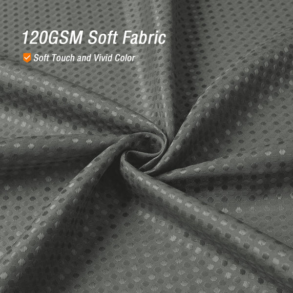 Loft97 BL8XX Waffle Weave Shower Curtain for Bathroom, 120 GSM Weighted Polyester Bath Curtain  (71" W _ 79" H)