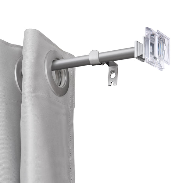 LOFT97 D132/4/8XX Wall Mounted 3/4 Inch Curtain Rod - Curtain Rods Adjustable Drapery Rods, Bedroom & Living Room Decorative Curtain Rods, Tapestry Poles