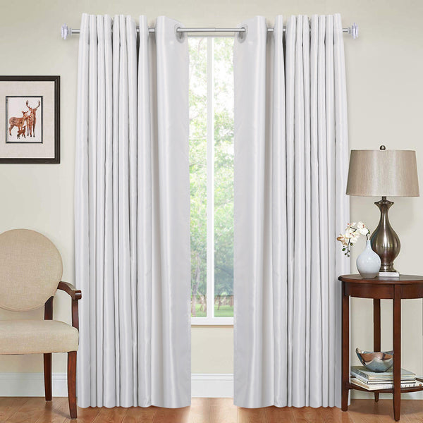 LOFT97 D132/4/8XX Wall Mounted 3/4 Inch Curtain Rod - Curtain Rods Adjustable Drapery Rods, Bedroom & Living Room Decorative Curtain Rods, Tapestry Poles