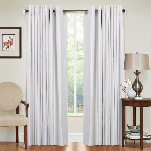 LOFT97 D132/4/8XX Wall Mounted 3/4 Inch Curtain Rod - Curtain Rods Adjustable Drapery Rods, Bedroom & Living Room Decorative Curtain Rods, Tapestry Poles