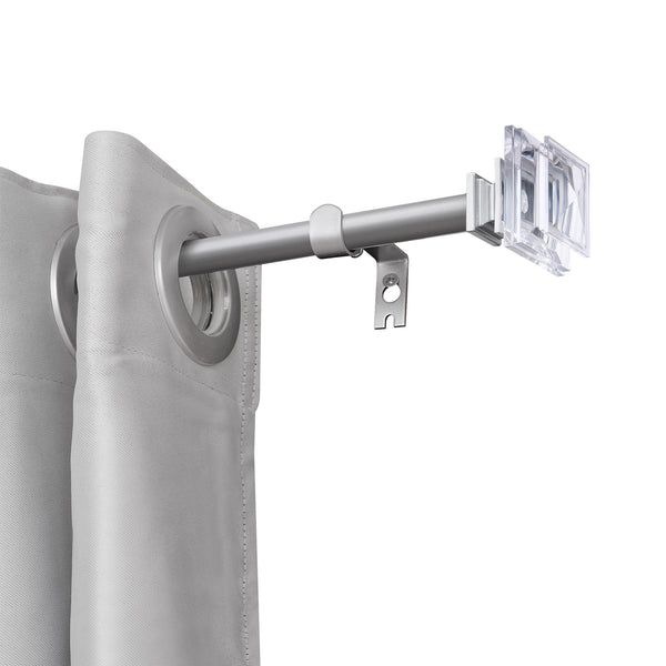 LOFT97 D132/4/8XX Wall Mounted 3/4 Inch Curtain Rod - Curtain Rods Adjustable Drapery Rods, Bedroom & Living Room Decorative Curtain Rods, Tapestry Poles