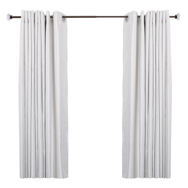 LOFT97 D132/4/8XX Wall Mounted 3/4 Inch Curtain Rod - Curtain Rods Adjustable Drapery Rods, Bedroom & Living Room Decorative Curtain Rods, Tapestry Poles