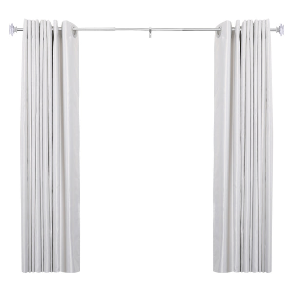 LOFT97 D132/4/8XX Wall Mounted 3/4 Inch Curtain Rod - Curtain Rods Adjustable Drapery Rods, Bedroom & Living Room Decorative Curtain Rods, Tapestry Poles