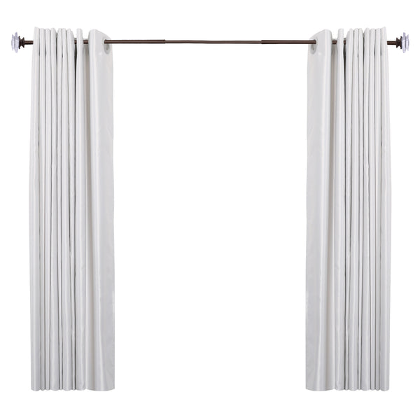 LOFT97 D132/4/8XX Wall Mounted 3/4 Inch Curtain Rod - Curtain Rods Adjustable Drapery Rods, Bedroom & Living Room Decorative Curtain Rods, Tapestry Poles