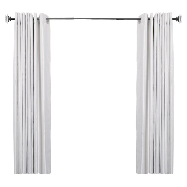 LOFT97 D132/4/8XX Wall Mounted 3/4 Inch Curtain Rod - Curtain Rods Adjustable Drapery Rods, Bedroom & Living Room Decorative Curtain Rods, Tapestry Poles