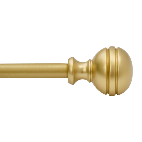 LOFT97 D142/4/8XX Wall Mounted 5/8 Inch Curtain Rod - Curtain Rods Adjustable Drapery Rods, Bedroom & Living Room Decorative Curtain Rods, Tapestry Poles