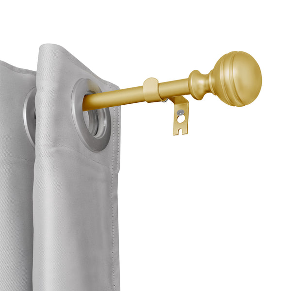 LOFT97 D142/4/8XX Wall Mounted 5/8 Inch Curtain Rod - Curtain Rods Adjustable Drapery Rods, Bedroom & Living Room Decorative Curtain Rods, Tapestry Poles