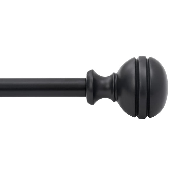 LOFT97 D142/4/8XX Wall Mounted 5/8 Inch Curtain Rod - Curtain Rods Adjustable Drapery Rods, Bedroom & Living Room Decorative Curtain Rods, Tapestry Poles