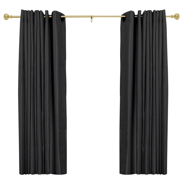 LOFT97 D142/4/8XX Wall Mounted 5/8 Inch Curtain Rod - Curtain Rods Adjustable Drapery Rods, Bedroom & Living Room Decorative Curtain Rods, Tapestry Poles