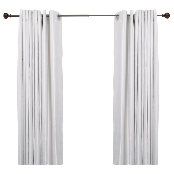 LOFT97 D142/4/8XX Wall Mounted 5/8 Inch Curtain Rod - Curtain Rods Adjustable Drapery Rods, Bedroom & Living Room Decorative Curtain Rods, Tapestry Poles