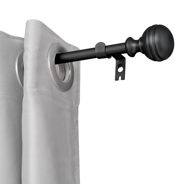 LOFT97 D142/4/8XX Wall Mounted 5/8 Inch Curtain Rod - Curtain Rods Adjustable Drapery Rods, Bedroom & Living Room Decorative Curtain Rods, Tapestry Poles