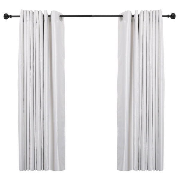 LOFT97 D142/4/8XX Wall Mounted 5/8 Inch Curtain Rod - Curtain Rods Adjustable Drapery Rods, Bedroom & Living Room Decorative Curtain Rods, Tapestry Poles