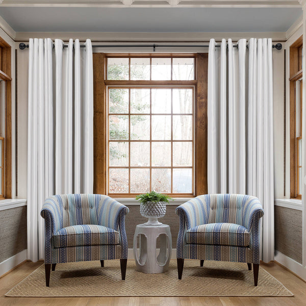 LOFT97 D142/4/8XX Wall Mounted 5/8 Inch Curtain Rod - Curtain Rods Adjustable Drapery Rods, Bedroom & Living Room Decorative Curtain Rods, Tapestry Poles