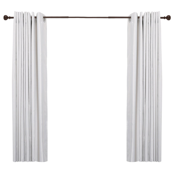LOFT97 D142/4/8XX Wall Mounted 5/8 Inch Curtain Rod - Curtain Rods Adjustable Drapery Rods, Bedroom & Living Room Decorative Curtain Rods, Tapestry Poles