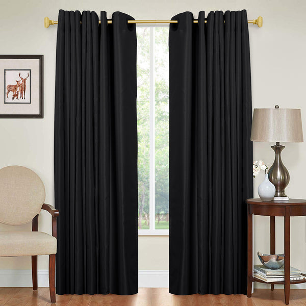 Loft97 D22XX Wall Mounted 5/8 Inch Curtain Rod - Curtain Rods For Windows, Adjustable Drapery Rods, Curtain Rods, Bedroom & Living Room Decorative Curtain Rods, Tapestry Poles