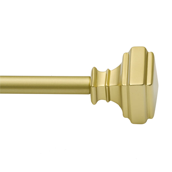 Loft97 D28XX Wall Mounted 5/8 Inch Curtain Rod - Curtain Rods For Windows, Adjustable Drapery Rods, Curtain Rods, Bedroom & Living Room Decorative Curtain Rods, Tapestry Poles