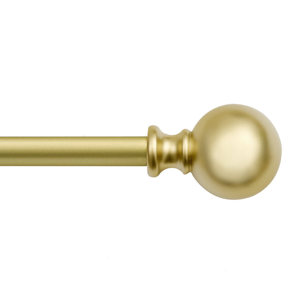 Loft97 D34XX Wall Mounted 3/4 Inch Curtain Rod - Curtain Rods For Windows, Adjustable Drapery Rods, Curtain Rods, Bedroom & Living Room Decorative Curtain Rods, Tapestry Poles