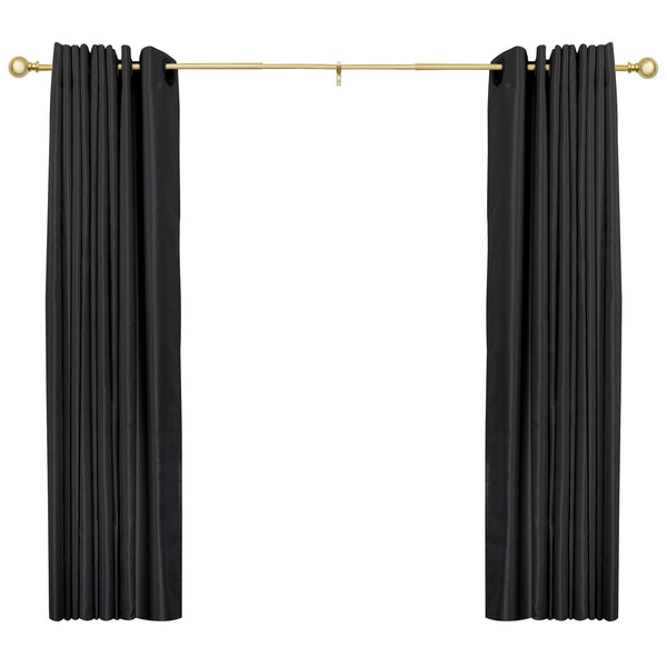 Loft97 D38XX Wall Mounted 3/4 Inch Curtain Rod - Curtain Rods For Windows 86 to 120 Inch, Adjustable Drapery Rods, Curtain Rods, Bedroom & Living Room Decorative Curtain Rods, Tapestry Poles 86"-120"