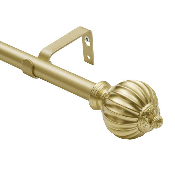 Loft97 D44XX Wall Mounted 3/4 Inch Curtain Rod - Curtain Rods For Windows 48 to 86 Inch, Adjustable Drapery Rods, Curtain Rods, Bedroom & Living Room Decorative Curtain Rods, Tapestry Poles 48"-86"