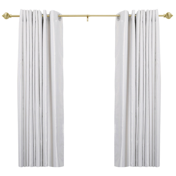 Loft97 D44XX Wall Mounted 3/4 Inch Curtain Rod - Curtain Rods For Windows 48 to 86 Inch, Adjustable Drapery Rods, Curtain Rods, Bedroom & Living Room Decorative Curtain Rods, Tapestry Poles 48"-86"