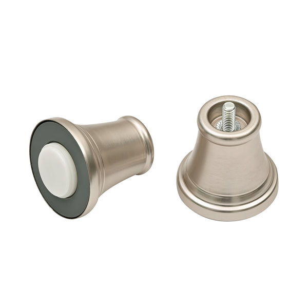 Loft97 F72BK/BN/GD Adjustable 72-Inch Shower Curtain Tension Rod - Rust-Proof Aluminum with Rubber End Cap, No Drill Installation - Extendable, Ideal for Bathroom, Retractable, Wall-to-Wall - Easy to Hang