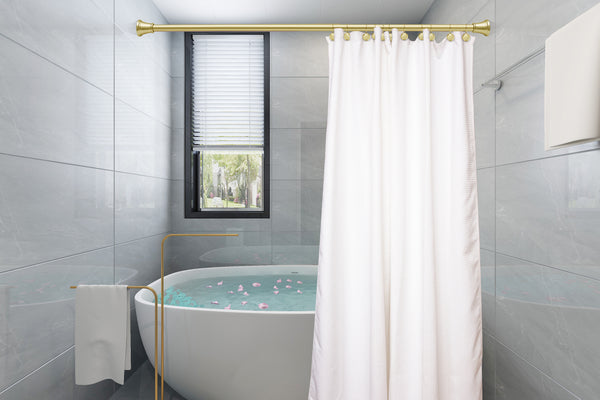 Loft97 HK27XX Shower Rings, Shower Curtain Rings for Bathroom,  Rustproof Zinc Shower Curtain Hooks Rings, Set of 12, Chrome/Oil Rubbed Bronze/Brushed Nickel/Matte Black/Gold