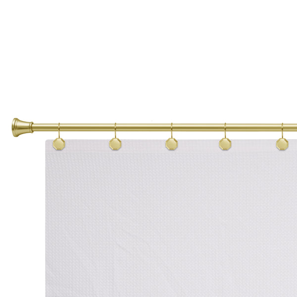 Loft97 HK27XX Shower Rings, Shower Curtain Rings for Bathroom,  Rustproof Zinc Shower Curtain Hooks Rings, Set of 12, Chrome/Oil Rubbed Bronze/Brushed Nickel/Matte Black/Gold