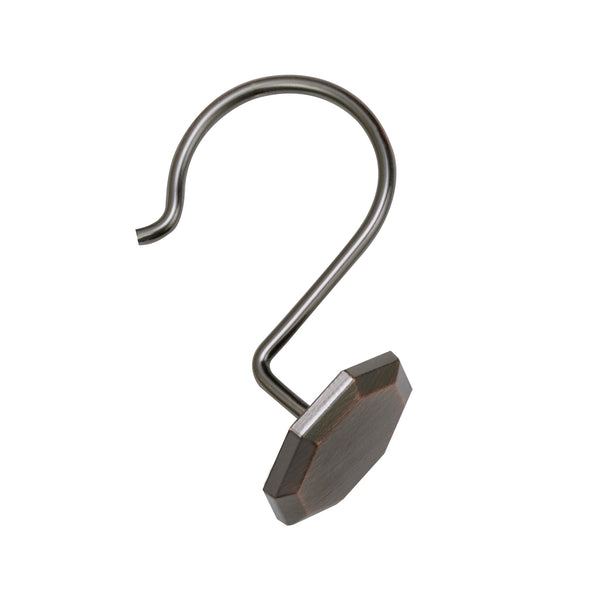 Loft97 HK27XX Shower Rings, Shower Curtain Rings for Bathroom,  Rustproof Zinc Shower Curtain Hooks Rings, Set of 12, Chrome/Oil Rubbed Bronze/Brushed Nickel/Matte Black/Gold