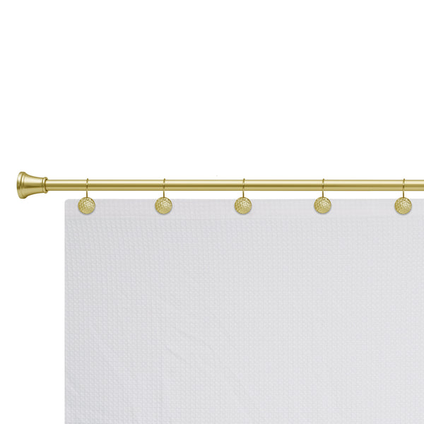 Loft97 HK28XX Shower Rings Hooks, Shower Curtain Rings Hooks for Bathroom, Rust Resistant Shower Curtain Hooks Rings, Set of 12, Chrome/Oil Rubbed Bronze/Brushed Nickel/Matte Black/Gold