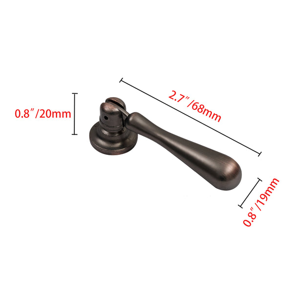 Loft97 HW269PLRB011 Danbury Cabinet Ring Pull Knob - Decorative Cabinet Drop Pull Knobs for Cabinets and Drawers - Vintage Cabinet Hardware with Hand Finished Oil Rubbed Bronze - Metal Drawer Pull Knobs 2.7"