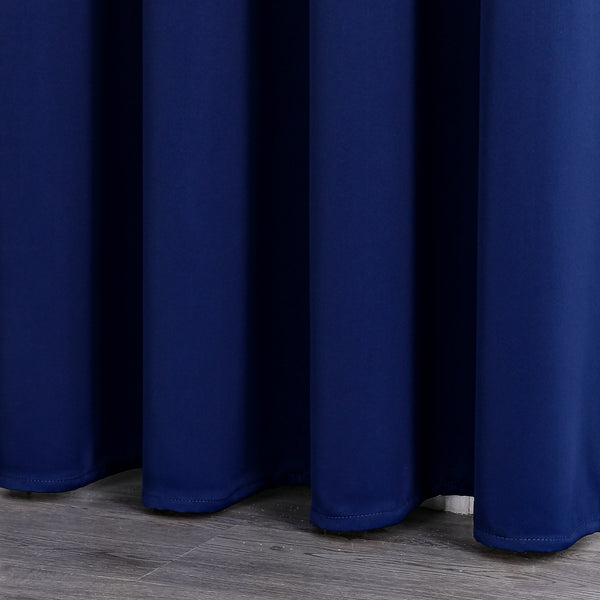 Loft97 WC1XX Solid Blackout Window Curtains for Bedrooms and Living Rooms, Polyester Curtains, 2 Panels Set 52" W _ 96" L