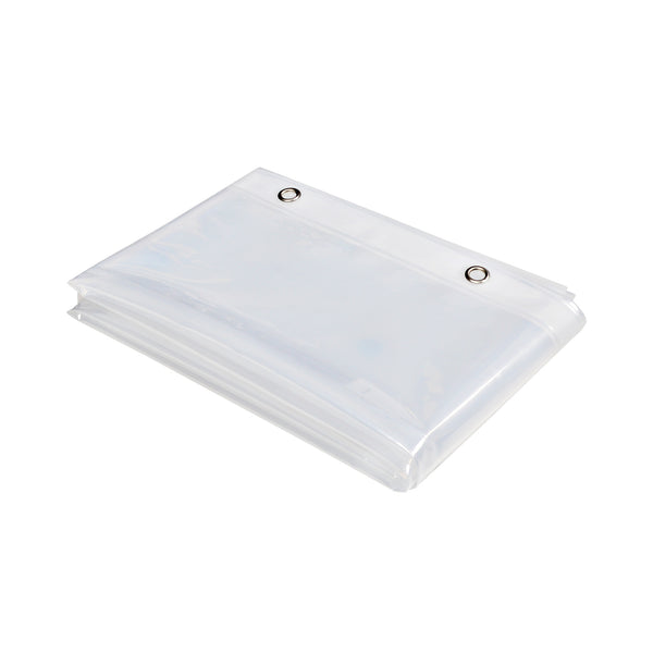 Loft97 BL5KK 4.8G Clear PEVA Shower Liner - Clear Shower Curtain Liner, Transparent Shower Curtain, PEVA Shower Curtains & Bathroom Curtain Liner, Plastic Shower Liner (72"x72")