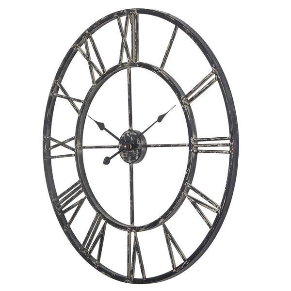 Loft97 CL42XX Oversized Roman Round Wall Clock, 27"