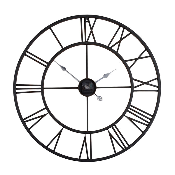 Loft97 CL42XX Oversized Roman Round Wall Clock, 27"