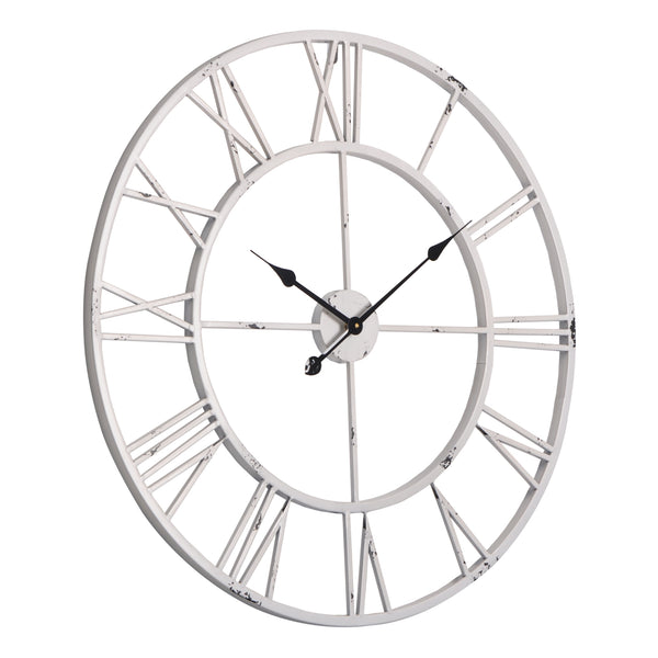 Loft97 CL42XX Oversized Roman Round Wall Clock, 27"