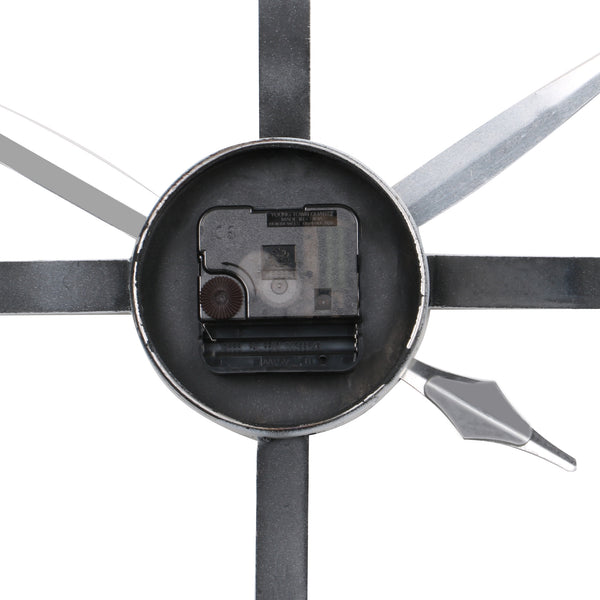 Loft97 CL43XX Rivet Roman Industrial Oversize Wall Clock, 43.5"