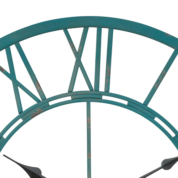 Loft97 CL6XX Oversized Roman Round Wall Clock - Large Wall Clock, Big Clocks For Living Room Decor Or Dining Room Decor, Roman Numeral Wall Clock, Decorative Wall Clock, 27" Diameter