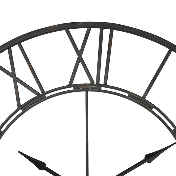 Loft97 CL7XX Oversized Roman Round Wall Clock - Large Wall Clock, Big Clocks For Living Room Decor Or Dining Room Decor, Roman Numeral Wall Clock, Decorative Wall Clock, 43.5" Diameter