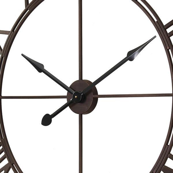 Loft97 CL7XX Oversized Roman Round Wall Clock - Large Wall Clock, Big Clocks For Living Room Decor Or Dining Room Decor, Roman Numeral Wall Clock, Decorative Wall Clock, 43.5" Diameter