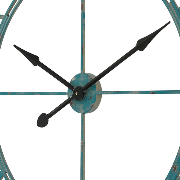 Loft97 CL7XX Oversized Roman Round Wall Clock - Large Wall Clock, Big Clocks For Living Room Decor Or Dining Room Decor, Roman Numeral Wall Clock, Decorative Wall Clock, 43.5" Diameter