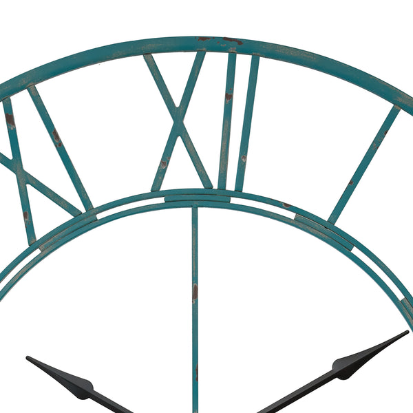 Loft97 CL7XX Oversized Roman Round Wall Clock - Large Wall Clock, Big Clocks For Living Room Decor Or Dining Room Decor, Roman Numeral Wall Clock, Decorative Wall Clock, 43.5" Diameter