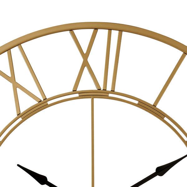 Loft97 CL7XX Oversized Roman Round Wall Clock - Large Wall Clock, Big Clocks For Living Room Decor Or Dining Room Decor, Roman Numeral Wall Clock, Decorative Wall Clock, 43.5" Diameter