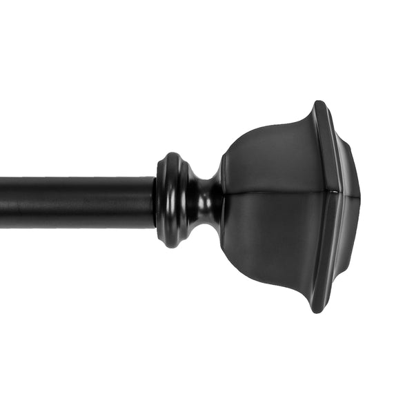 Loft97 D10XX Wall Mounted 3/4 Inch Curtain Rod - Curtain Rods For Windows, Adjustable Drapery Rods, Curtain Rods, Bedroom & Living Room Decorative Curtain Rods, Tapestry Poles