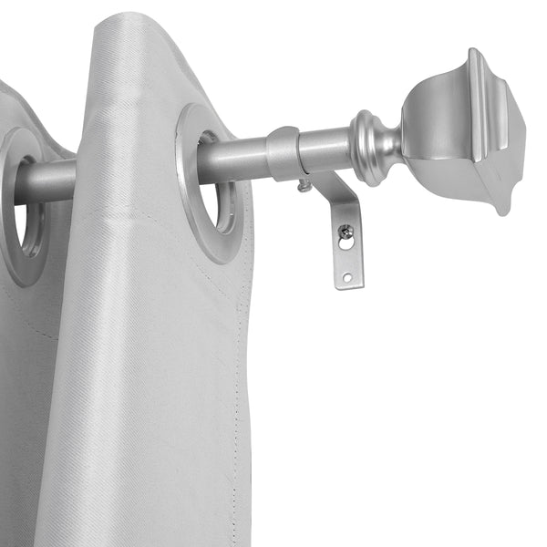 Loft97 D10XX Wall Mounted 3/4 Inch Curtain Rod - Curtain Rods For Windows, Adjustable Drapery Rods, Curtain Rods, Bedroom & Living Room Decorative Curtain Rods, Tapestry Poles