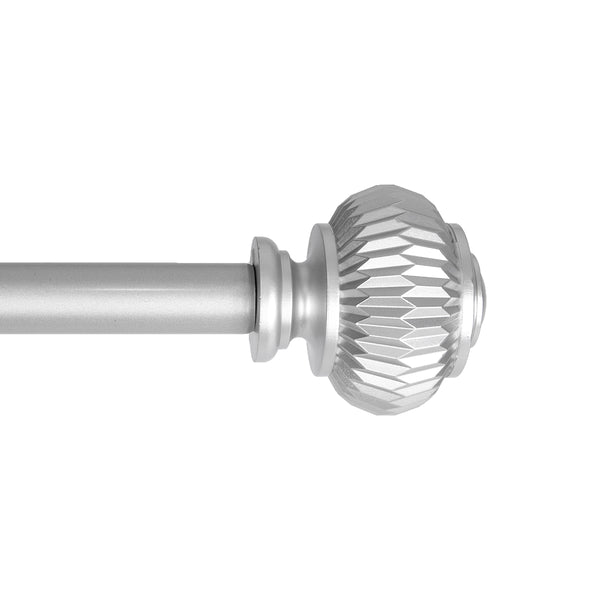 Loft97 D11XX Wall Mounted 3/4 Inch Curtain Rod - Curtain Rods For Windows, Adjustable Drapery Rods, Curtain Rods, Bedroom & Living Room Decorative Curtain Rods, Tapestry Poles