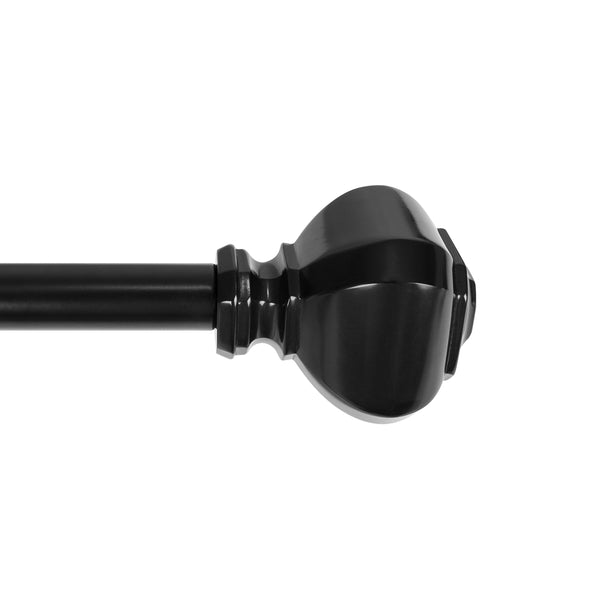 Loft97 D14XX Wall Mounted 3/4 Inch Curtain Rod - Curtain Rods For Windows, Adjustable Drapery Rods, Curtain Rods, Bedroom & Living Room Decorative Curtain Rods, Tapestry Poles